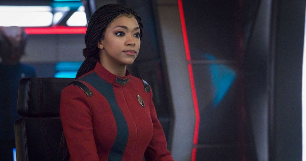 Wow!  "Star Trek" connects two series together