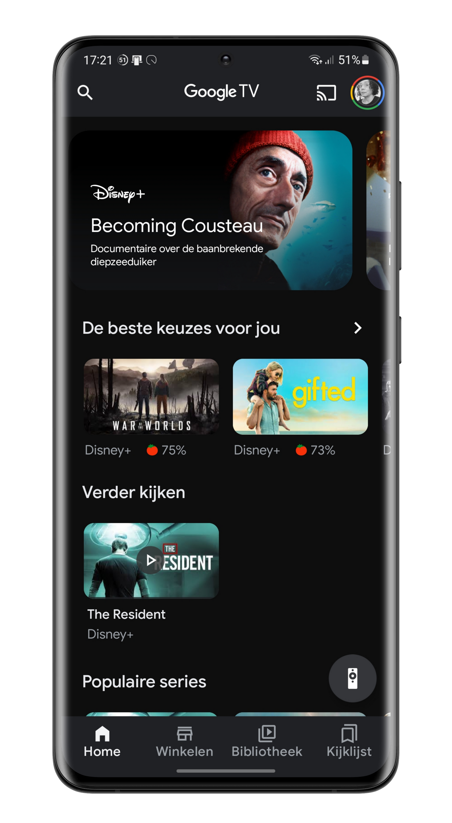 The Google TV app is available in the Netherlands: that will change for you