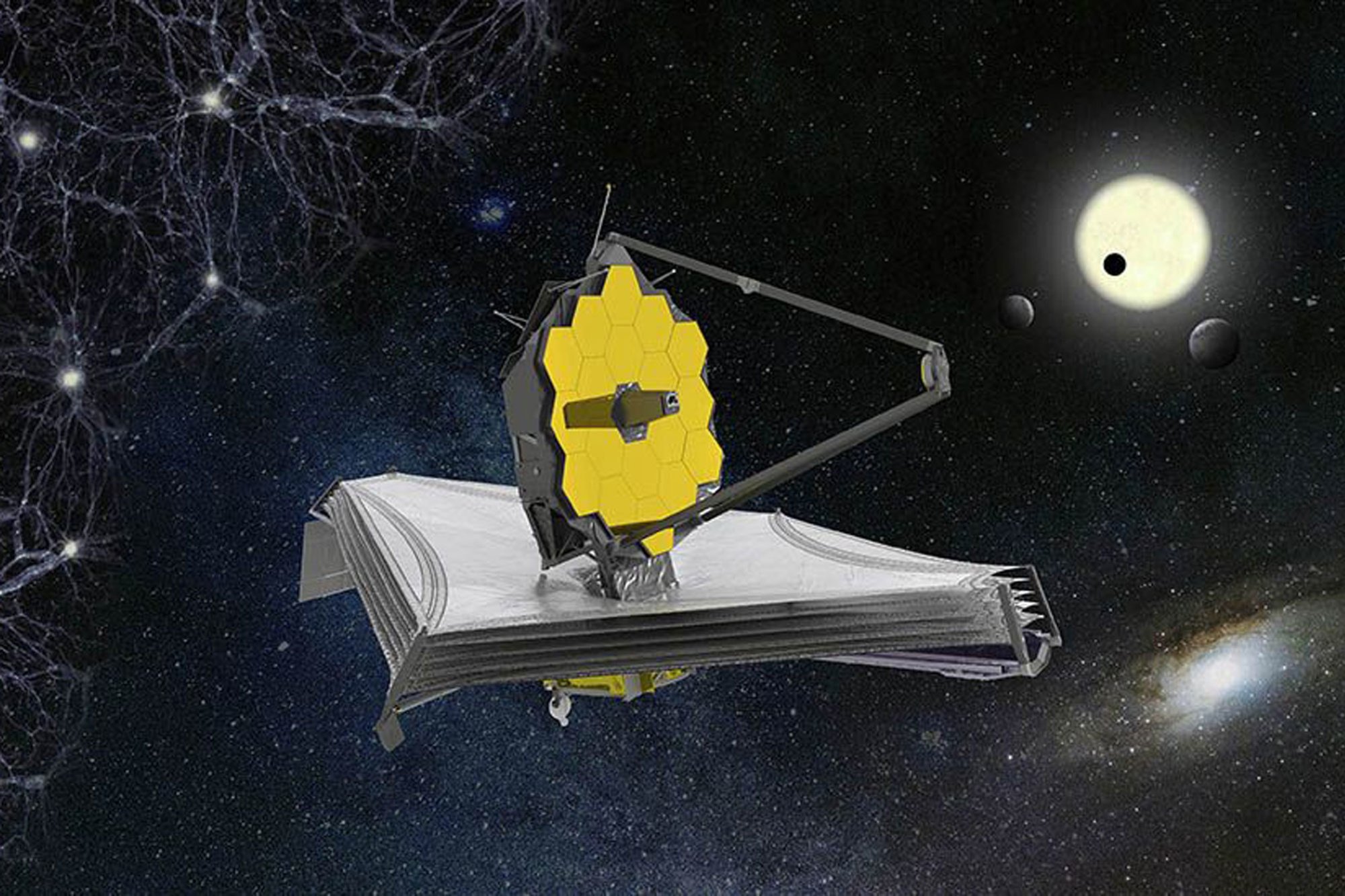 The James Webb Space Telescope is named after NASA's executive during its heyday in the 1960s, when its destination was the moon.  The telescope is expected to be operational for at least five years, with the ambition to remain so for ten years., ESA / SPL