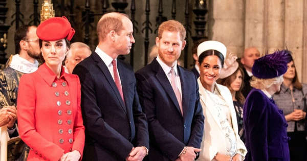 "An awkward reunion for Kate, William, Harry and Meghan"