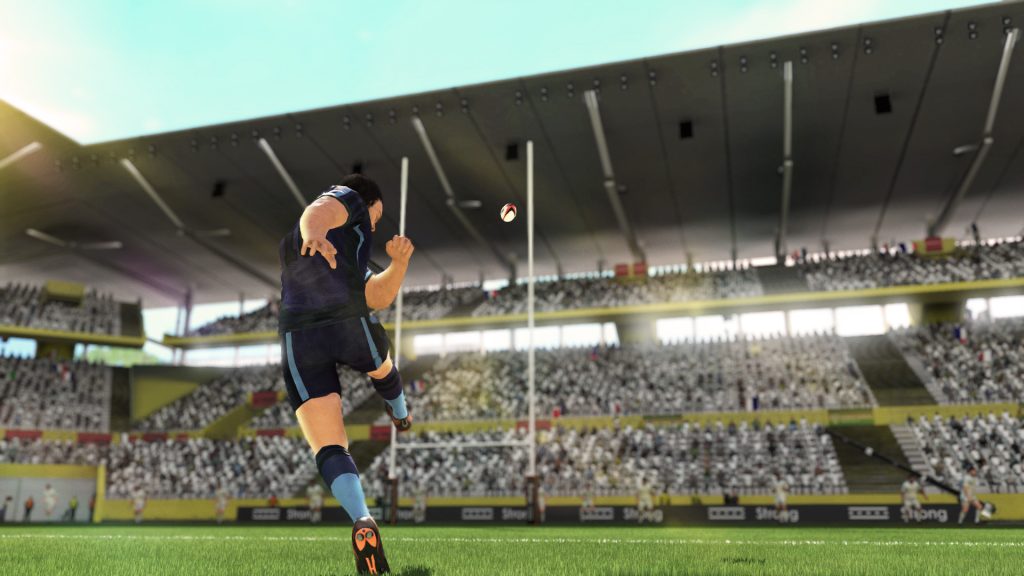 Watch Rugby 22's first real gameplay