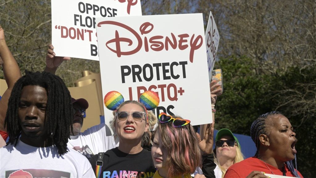 Disney under fire for its silence on Florida's homophobic law