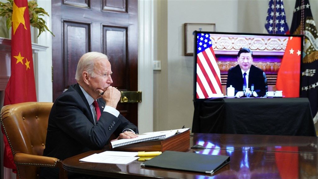 Joe Biden and Xi Jinping bombard each other with warnings in hour-long video call
