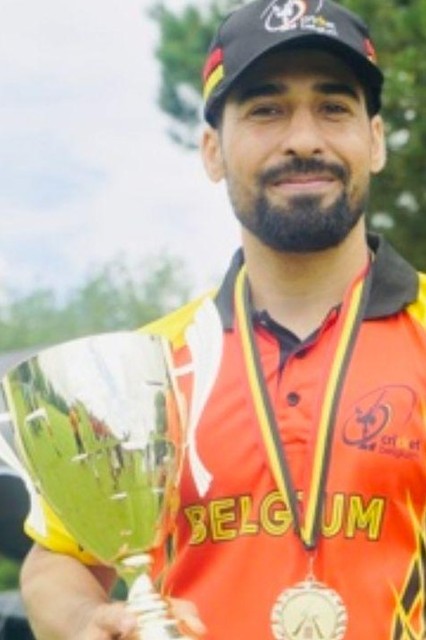 Abdulrashid in his national team shirt. 