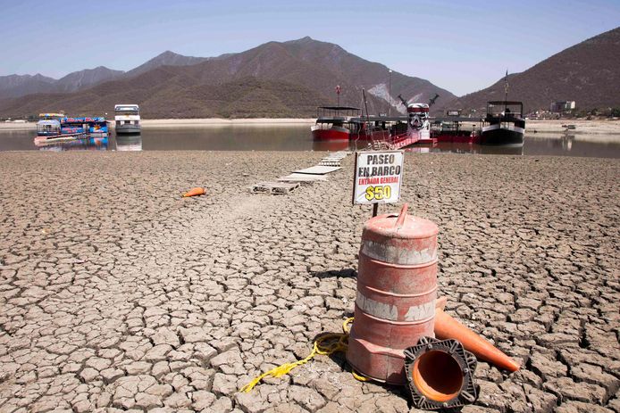 The La Boca dam in Santiago had only 10% water capacity last March, the lowest in years.
