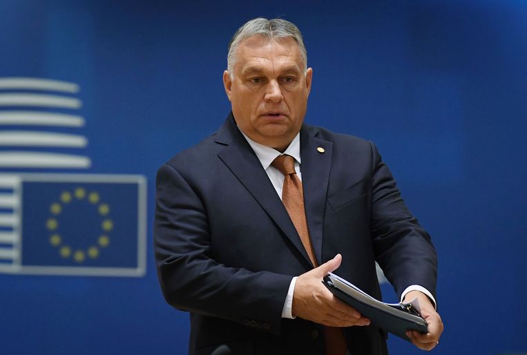 Hungarian Prime Minister Viktor Orbán at a European summit in Brussels last October.  Image access point