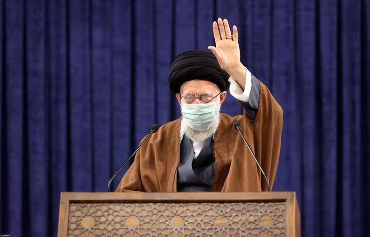 Iranian President Ayatollah Ali Khamenei in Tehran on Thursday.  Image EPA