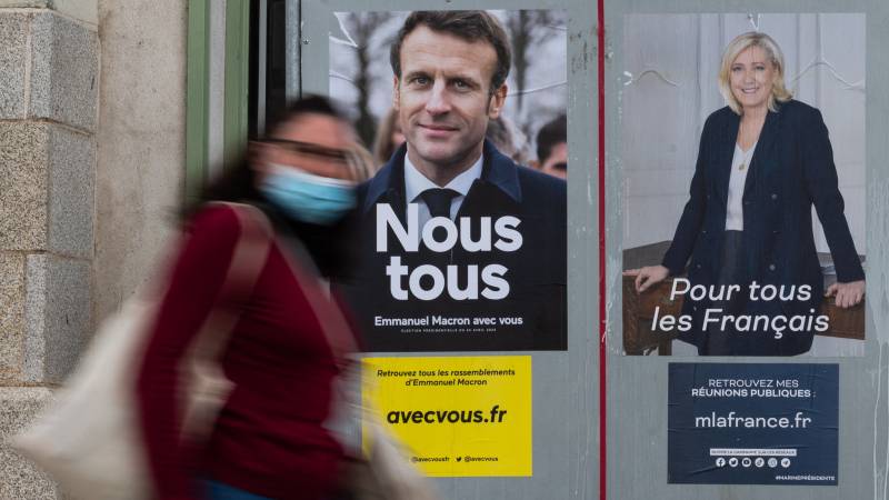 Macron's small lead in the polls, important debate tonight