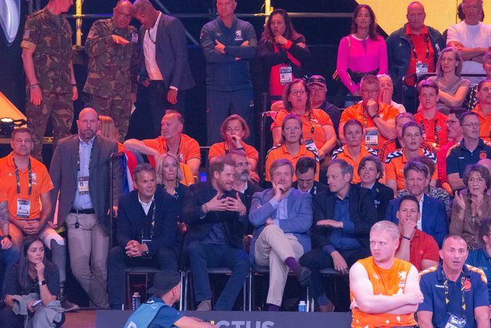 Willem-Alexander and Prince Harry at the Invictus Games.