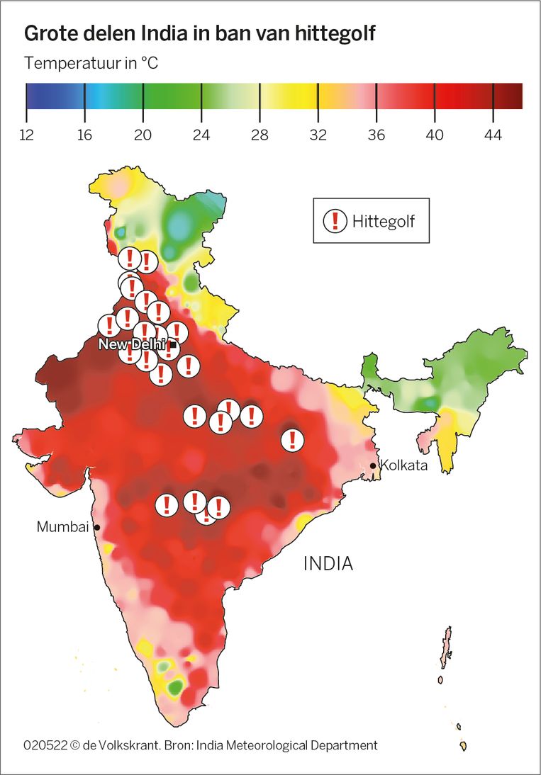 Heat wave India Image UK infographic