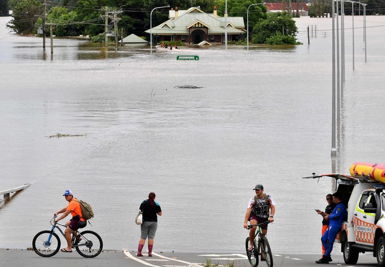 Severe flooding in Australia.  ImageAFP