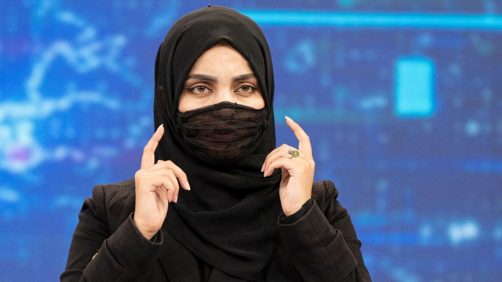 Afghan presenters still appeared on TV with face coverings on Sunday |  NOW
