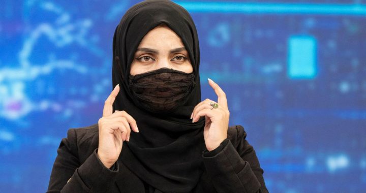 Afghan presenters still appeared on TV with face coverings on Sunday |  NOW