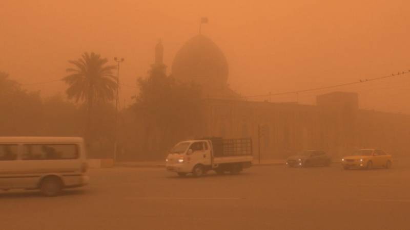Iraq turns orange: sandstorm number 8 in the country in a short time