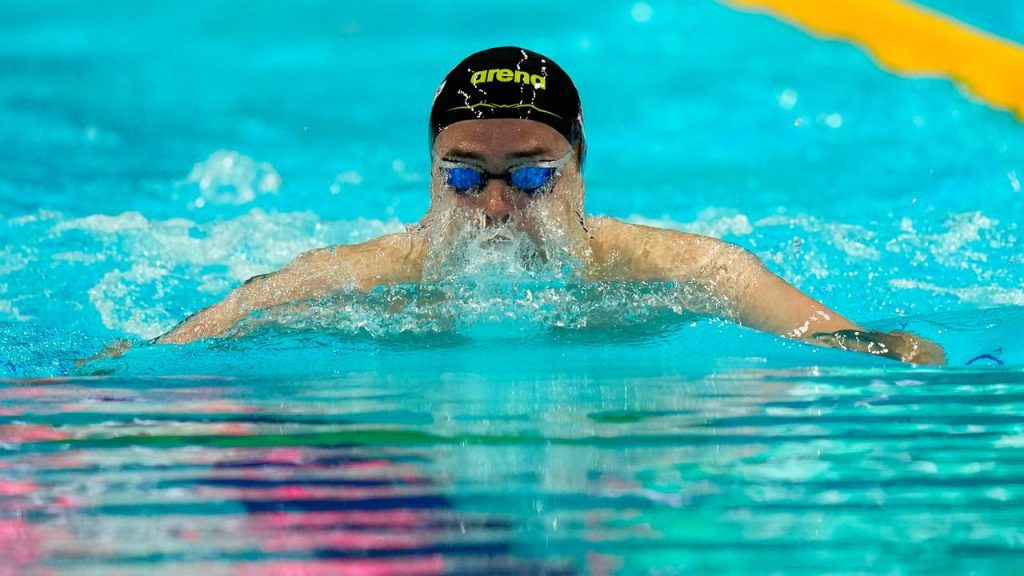 Kamminga starts chasing for world title with fastest time in 100-meter breaststroke series |  NOW