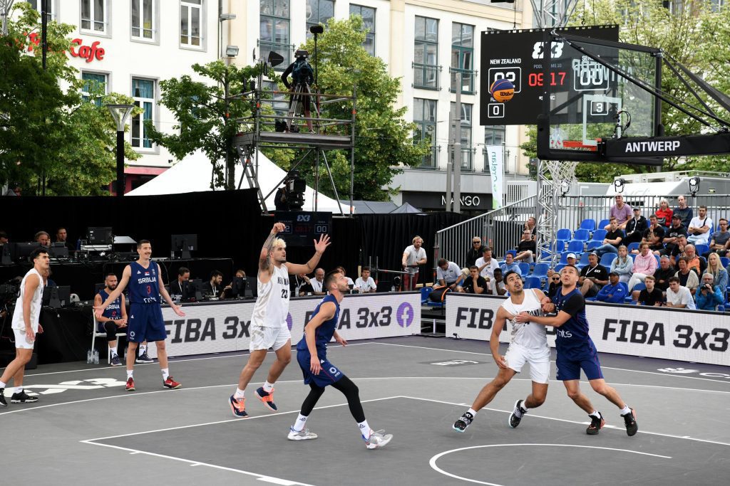 The 3x3 Basketball World Cup really begins: New Zealanders unpack with the haka (Antwerp)