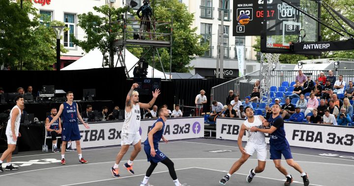 The 3x3 Basketball World Cup really begins: New Zealanders unpack with the haka (Antwerp)