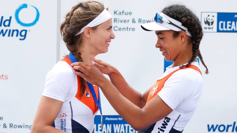 Despite increased competition, Dutch rowers also win ten medals in Poznan