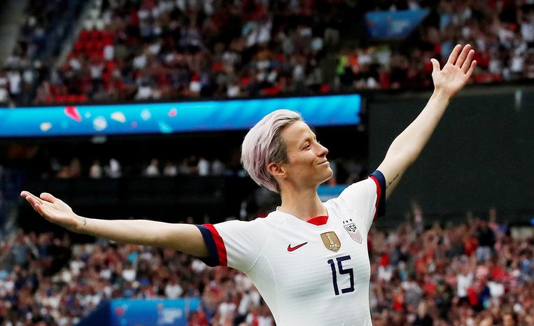 US women's soccer star Megan Rapinoe has been fighting for equal pay for years.  ImageREUTERS