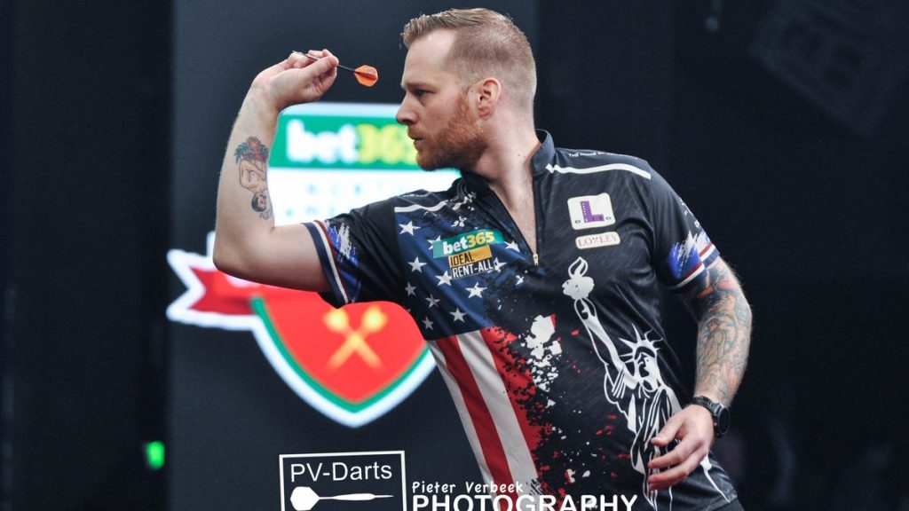 Van Dongen skeptical of darts breakthrough in US: 'They'd rather watch air guitar competitions here'