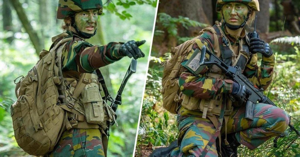 No princess camp, but a heavy military summer camp: new photos show Belgian Princess Elisabeth in action |  New