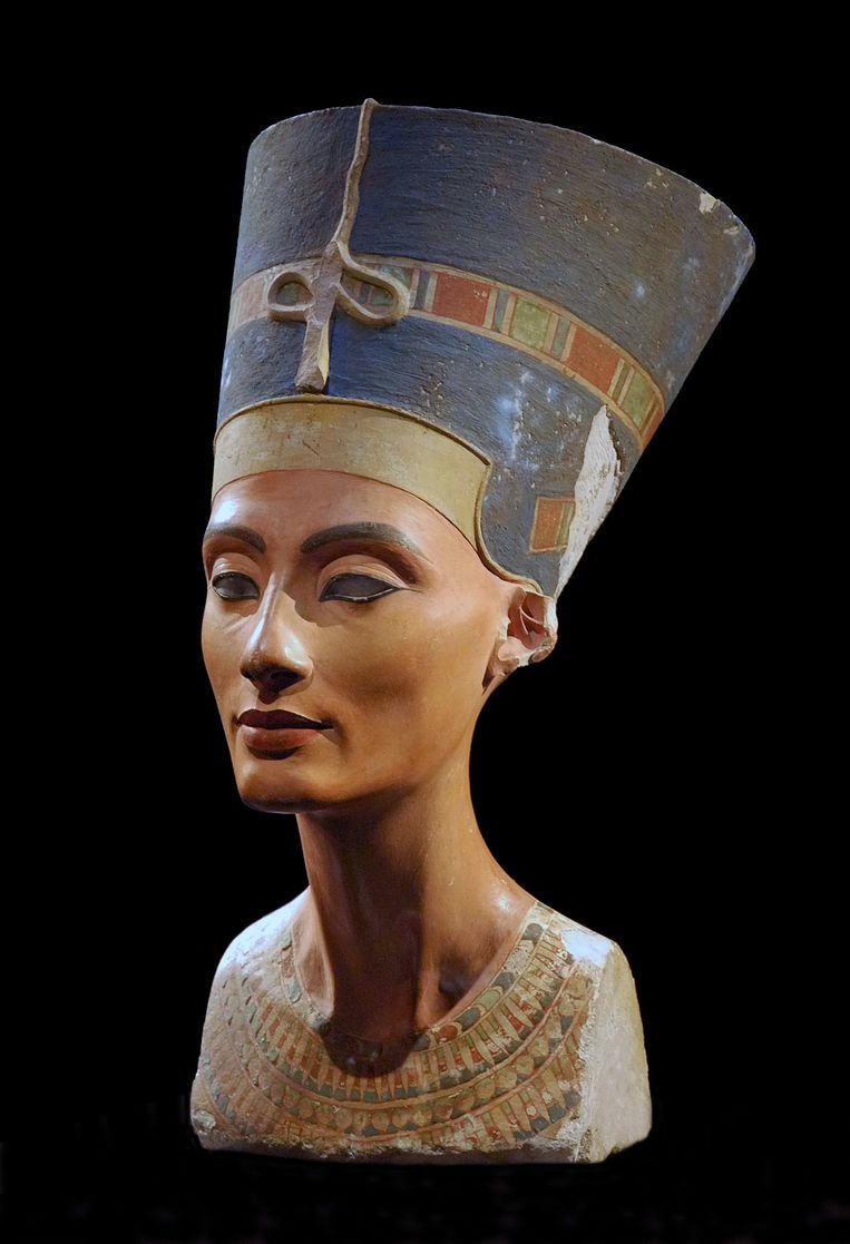 The bust of Nefertiti at the Egyptian Museum in Berlin.  Frame History/Universal