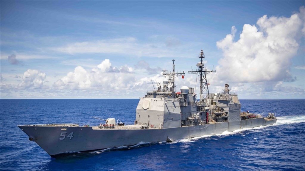Tension cut: US warships crossing the Taiwan Strait