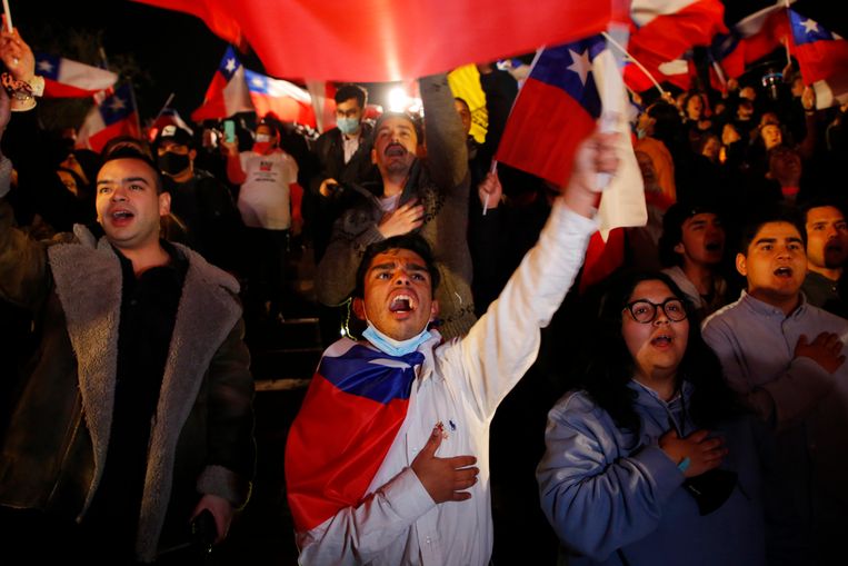 Opponents of the new constitution will demonstrate in the Chilean capital Santiago on Thursday.  Statue Marcelo Hernandez/Getty 