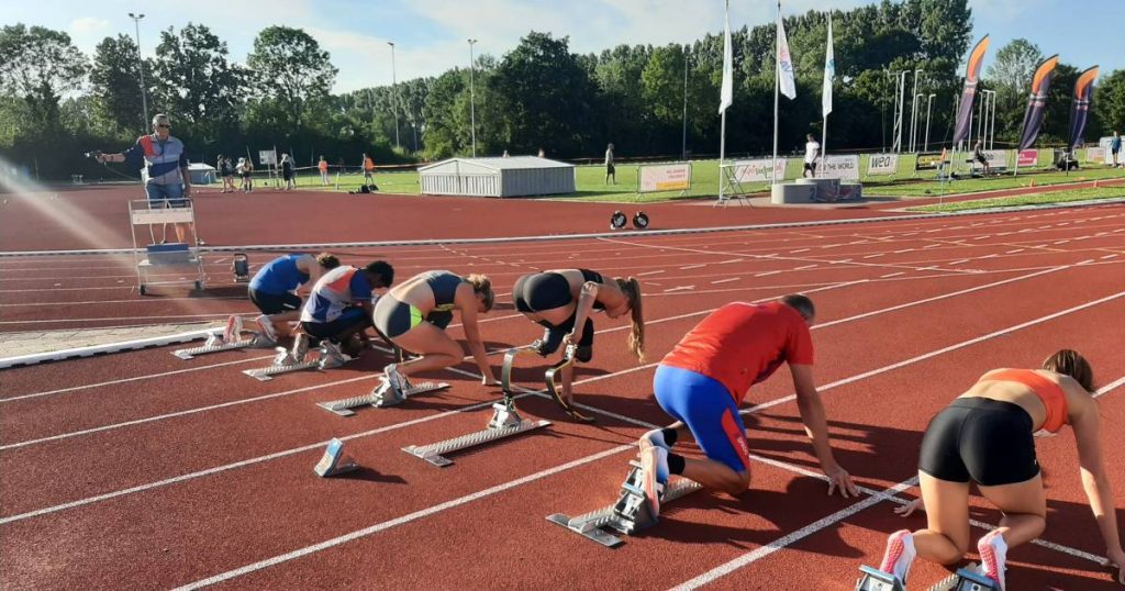 Goes on Track: Blade Runners and Track Records |  Sports in Zeeland