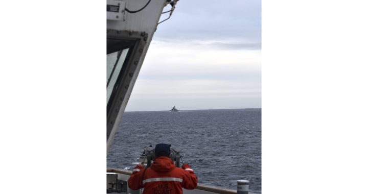 US Coast Guard face to face with Chinese and Russians