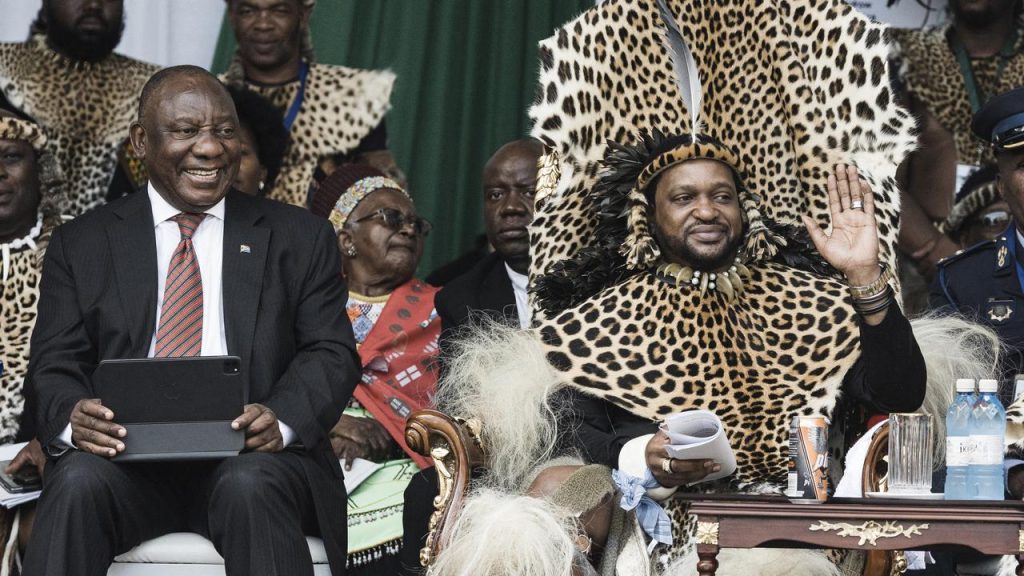 First Zulu king officially crowned in South Africa for more than fifty years |  Outstanding