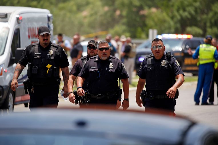 Entire police team suspended after Texas elementary school massacre