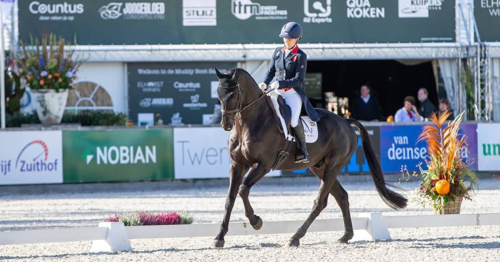 Former winner Collett leads the Military Boekelo standings after the first day of dressage |  sport