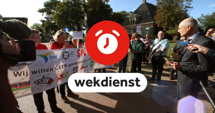 Demonstration against gas extraction in Ternaard • FvD and CU Congress