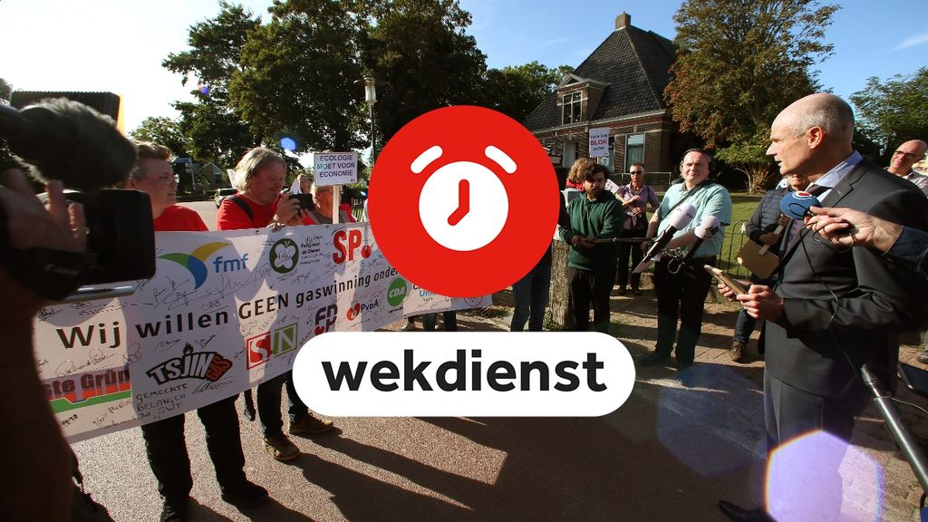 Demonstration against gas extraction in Ternaard • FvD and CU Congress