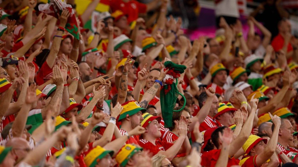 Fans welcome Wales-Iran World Cup with rainbow colours