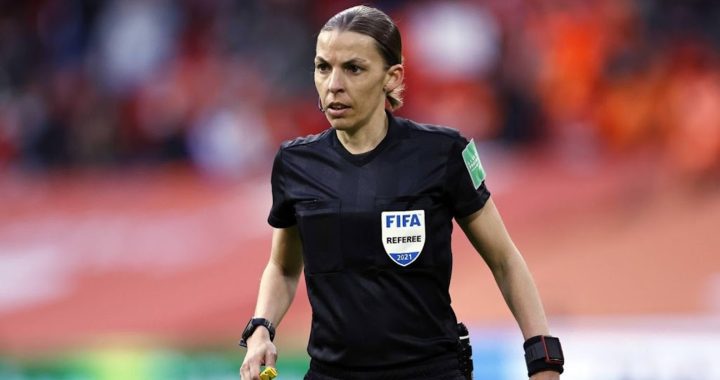 Frappart, first female referee to whistle a World Cup match