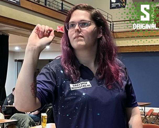 Noa-Lynn van Leuven is the first trans woman at the PDC: "Van der Voort asked me if I could participate"