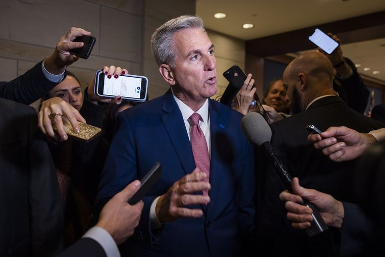 Republican Congressman Kevin McCarthy is named the new leader of the Republicans in the House of Representatives.  But he has little support among Trump supporters.  ANP/EPA image