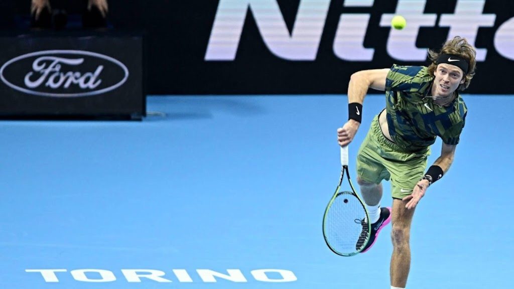 Tennis player Rublev defeats compatriot Medvedev in the ATP Finals