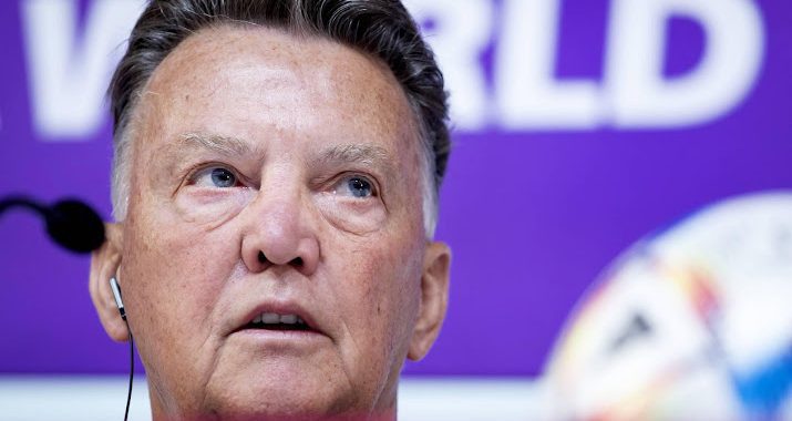 A relaxed van Gaal shrugs off the crucial field game